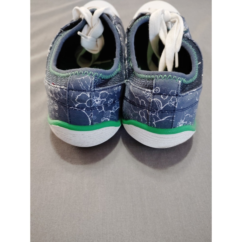 Dr Scholls JAMIE Sneakers Blue Comfort 10M Massaging Gel Insoles Preppy Athletic - Picture 6 of 9